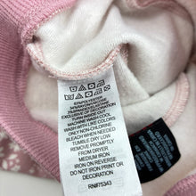 Load image into Gallery viewer, Girls floral, fleece lined floral track pants, GUC, size 1,  