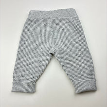 Load image into Gallery viewer, Unisex Anko, grey cotton knit pants, elasticated, GUC, size 000,  