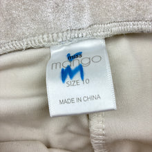 Load image into Gallery viewer, Girls Miss Mango, velour bootcut leggings, Inside leg: 58cm, FUC, size 10,  