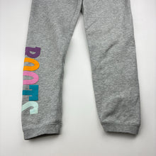 Load image into Gallery viewer, Unisex Roots, grey cotton blend fleece lined track pants, Inside leg: 55cm, FUC, size 7,  