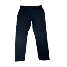 Load image into Gallery viewer, Unisex Brilliant Basics, black organic cotton leggings, GUC, size 4,  