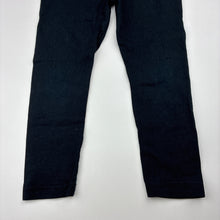 Load image into Gallery viewer, Unisex Brilliant Basics, black organic cotton leggings, GUC, size 4,  