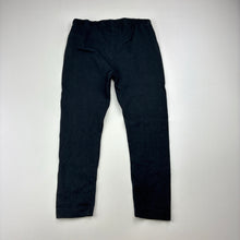 Load image into Gallery viewer, Unisex Brilliant Basics, black organic cotton leggings, GUC, size 4,  