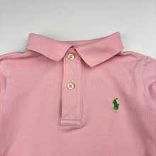 Load image into Gallery viewer, Unisex Ralph Lauren, pink cotton blend long sleeve polo top, FUC, size 3,  