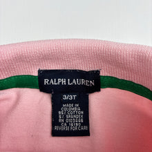 Load image into Gallery viewer, Unisex Ralph Lauren, pink cotton blend long sleeve polo top, FUC, size 3,  