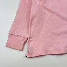 Load image into Gallery viewer, Unisex Ralph Lauren, pink cotton blend long sleeve polo top, FUC, size 3,  