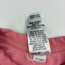 Load image into Gallery viewer, Girls Bonds, pink lightweight sweater with ruffle sleeves, GUC, size 000,  