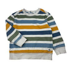 Load image into Gallery viewer, Boys H&amp;M, striped cotton sweater, wash fade, small marks, FUC, size 5-6,  