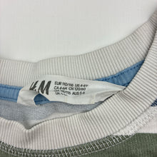 Load image into Gallery viewer, Boys H&amp;M, striped cotton sweater, wash fade, small marks, FUC, size 5-6,  