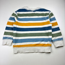 Load image into Gallery viewer, Boys H&amp;M, striped cotton sweater, wash fade, small marks, FUC, size 5-6,  