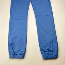 Load image into Gallery viewer, Unisex Milky, blue cotton blend track pants elasticated, Inside leg: 53cm, GUC, size 8,  