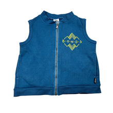 Load image into Gallery viewer, Unisex Bonds, blue fleece lined zip vest, FUC, size 2,  