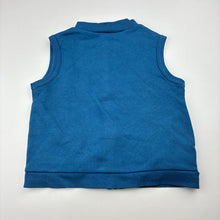 Load image into Gallery viewer, Unisex Bonds, blue fleece lined zip vest, FUC, size 2,  