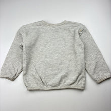 Load image into Gallery viewer, Unisex Target, grey cotton blend sweater with bunny applique, FUC, size 2,  