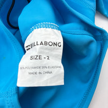 Load image into Gallery viewer, Unisex Billabong, blue long sleeve rashie, FUC, size 2,  