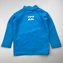 Load image into Gallery viewer, Unisex Billabong, blue long sleeve rashie, FUC, size 2,  