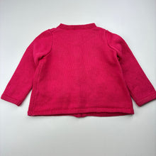 Load image into Gallery viewer, Girls Du Pareil au Même, pink cotton blend knit zip cardigan, GUC, size 2,  