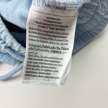 Load image into Gallery viewer, Unisex Cotton On, blue cotton shorts with elasticated waist, FUC, size 6,  