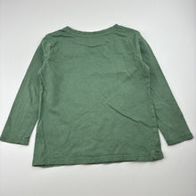 Load image into Gallery viewer, Boys Anko, green cotton long sleeve t-shirt, FUC, size 3,  