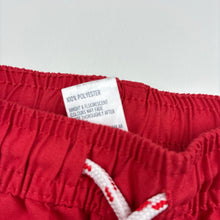 Load image into Gallery viewer, Boys Anko, red lightweight elasticated shorts, EUC, size 2,  
