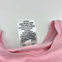 Load image into Gallery viewer, Girls Target, pink cotton t-shirt with broderie sleeves, FUC, size 3,  