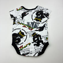 Load image into Gallery viewer, Unisex NRL, Panthers print cotton bodysuit, EUC, size 00,  
