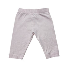 Load image into Gallery viewer, Girls Anko, pink and white striped cotton leggings, elasticated, GUC, size 000,  