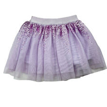 Load image into Gallery viewer, Girls Mango, lavender tulle sequined skirt, GUC, size 4,  