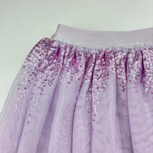 Load image into Gallery viewer, Girls Mango, lavender tulle sequined skirt, GUC, size 4,  