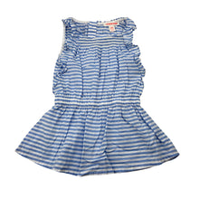 Load image into Gallery viewer, Girls Country Road, striped lightweight cotton dress, EUC, size 000, L: 35cm
