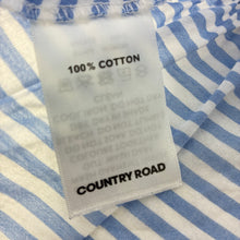 Load image into Gallery viewer, Girls Country Road, striped lightweight cotton dress, EUC, size 000, L: 35cm