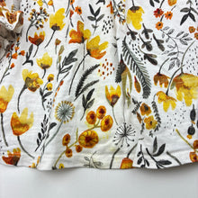Load image into Gallery viewer, Girls Next, floral cotton long sleeve top, smocked neckline, FUC, size 1,  