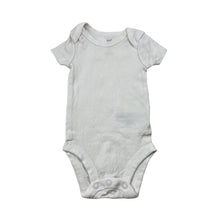 Load image into Gallery viewer, Unisex Carter's, white cotton bodysuit, EUC, size 0000,  