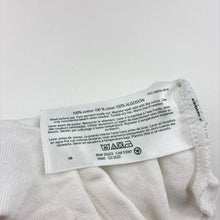 Load image into Gallery viewer, Unisex Carter's, white cotton bodysuit, EUC, size 0000,  