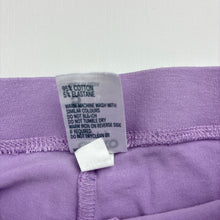 Load image into Gallery viewer, Girls Anko, purple cotton blend elasticated bike shorts, FUC, size 5,  