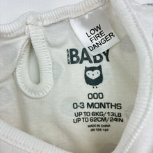 Load image into Gallery viewer, Girls Cotton On, cotton short sleeve bodysuit, silver glitter dots, EUC, size 000,  