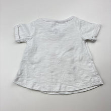 Load image into Gallery viewer, Girls Tiny Little Wonders, cotton t-shirt with Christmas reindeer, EUC, size 000,  