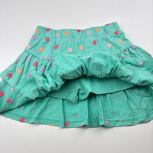 Load image into Gallery viewer, Girls KID, cotton tiered skirt, built-in shorts, GUC, size 4,  