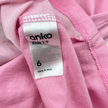 Load image into Gallery viewer, Girls Anko, pink cotton t-shirt with sequins, Christmas reindeer, FUC, size 6,  