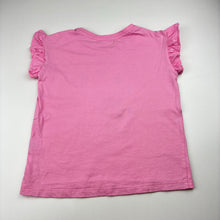 Load image into Gallery viewer, Girls Anko, pink cotton t-shirt with sequins, Christmas reindeer, FUC, size 6,  