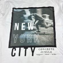 Load image into Gallery viewer, Boys Target, white cotton long sleeve t-shirt, skateboard, FUC, size 10,  