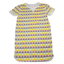 Load image into Gallery viewer, Girls Country Road, geometric print cotton dress, small mark front hem, FUC, size 6, L: 61cm