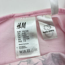 Load image into Gallery viewer, Girls H&amp;M, pink lightweight ballet leotard with tutu Hello Kitty, FUC, size 7-8,  