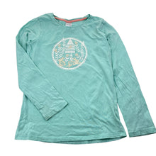 Load image into Gallery viewer, Girls Target, turquoise cotton long sleeve t-shirt, rabbit, FUC, size 7,  