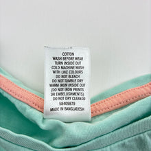 Load image into Gallery viewer, Girls Target, turquoise cotton long sleeve t-shirt, rabbit, FUC, size 7,  