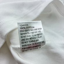 Load image into Gallery viewer, Unisex Mini Mango, white cotton turtleneck long sleeve t-shirt, EUC, size 5,  