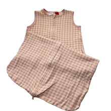 Load image into Gallery viewer, Girls Baby Berry, gingham cotton sleeping bag, GUC, size 3,  