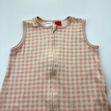 Load image into Gallery viewer, Girls Baby Berry, gingham cotton sleeping bag, GUC, size 3,  