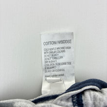 Load image into Gallery viewer, Boys H&amp;T, grey striped hooded long sleeve top, FUC, size 3,  