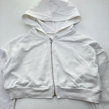 Load image into Gallery viewer, Girls SHEIN, cotton cropped zip hoodie sweater, butterflies, FUC, size 12,  